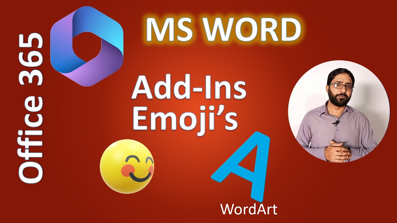 How To insert Page Header and Footer Date and time Emoji Word Art #office365 #msword #tutorial