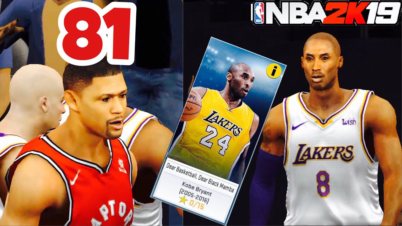 NBA 2K19 MOBILE Story Mode - Recreating Kobe's 81 Point Game!!