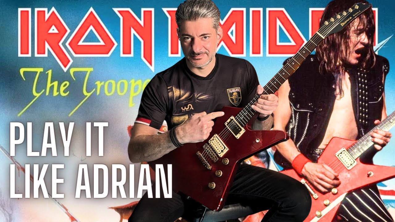 How To Play Iron Maiden's The Trooper Solo EXACTLY Like Adrian Smith