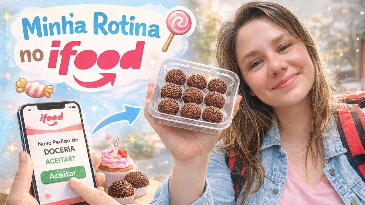 Rotina real no iFood: delivery de doces e correria do dia a dia
