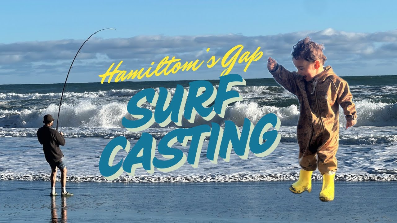Surf casting at Hamiltons Gap