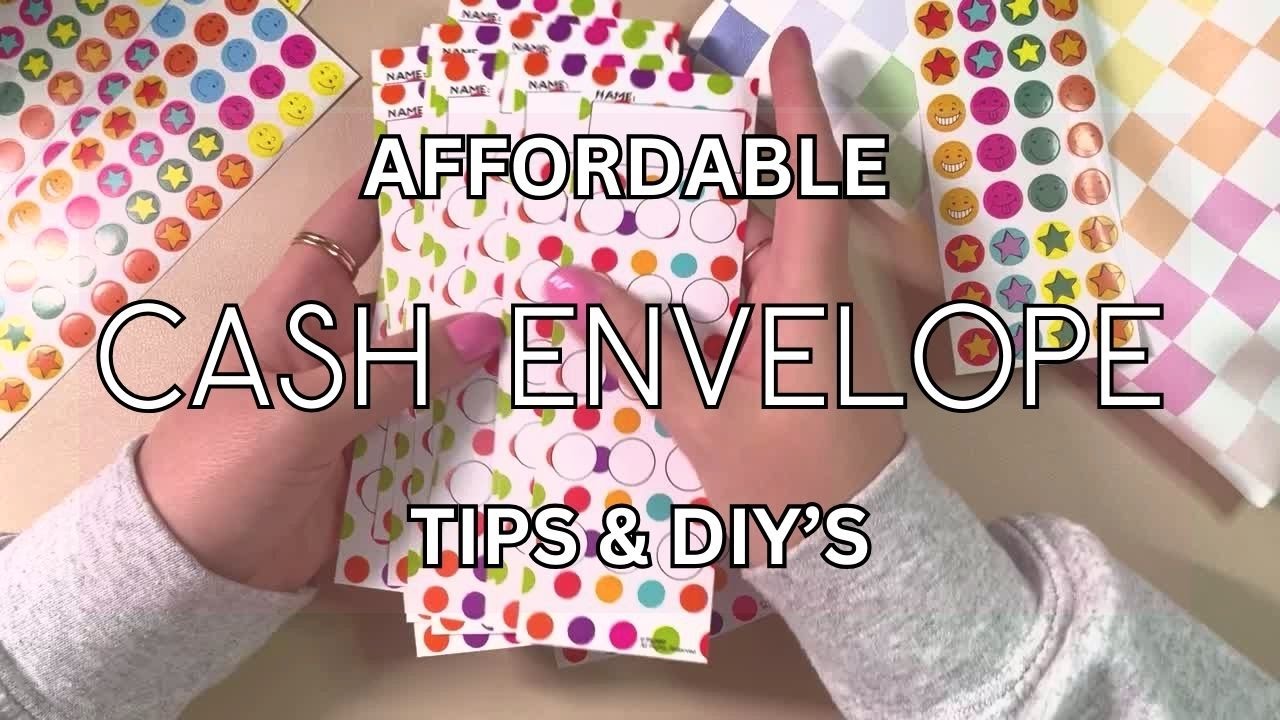 Dollar Store Cash Envelope System Tips & DIYs  Budget Friendly  DIY Saving challenges 99 cents store