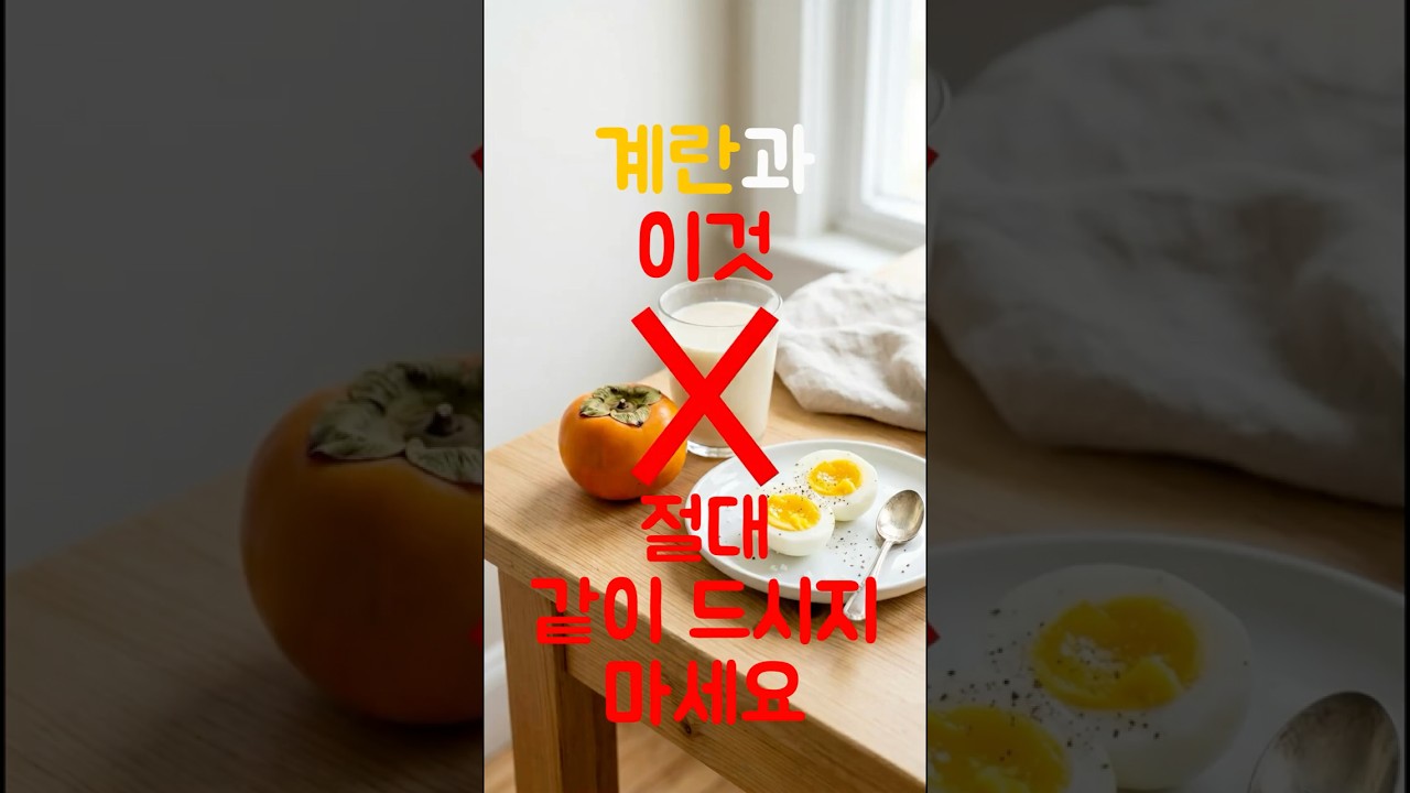 계란 먹고 &lsquo;이것&lsquo; 먹으면 위장에 돌 생긴다? 반드시 피해야 할 상극 음식 3가지