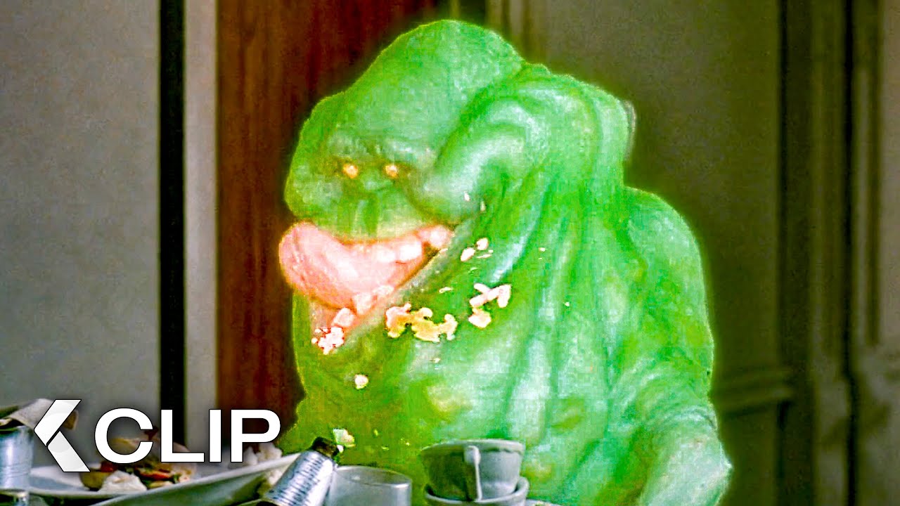 Slimer Attacke: Bill Murray wird komplett eingeschleimt - GHOSTBUSTERS: Die Geisterjäger Film Clip
