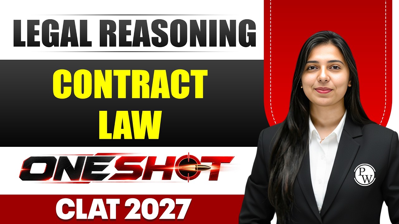 Contract Law One Shot | Legal Reasoning for CLAT 2027 Preparation | Mission 100