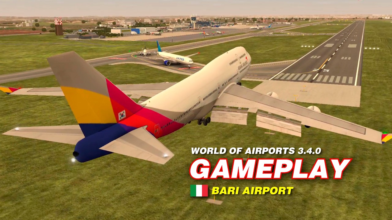 [World of Airports 3.4.1] BRI Bari Airport | Gameplay #21