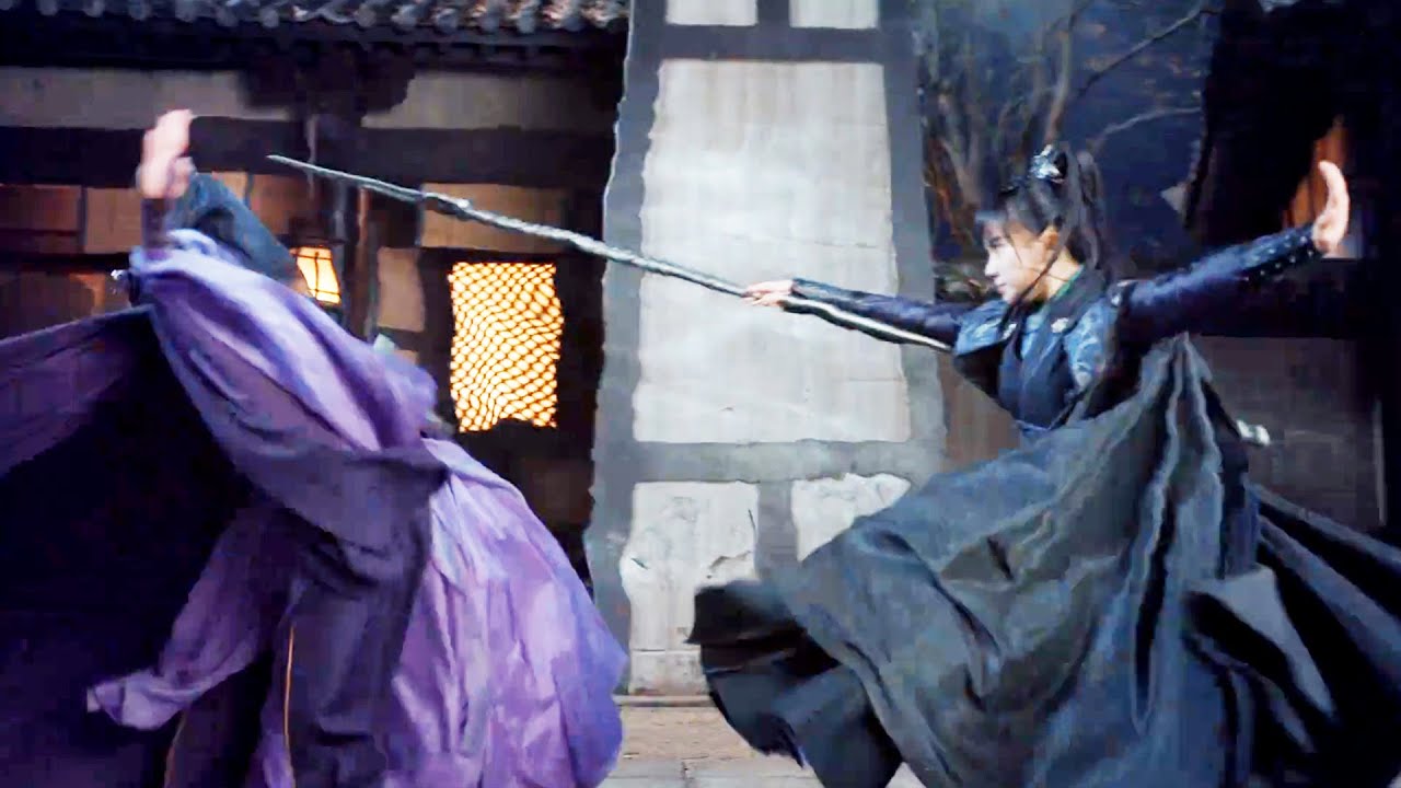 頂級殺手圍殺少女，卻被少女一劍反殺！ #chinesedrama #武侠 #movie #功夫 #动作 #kungfu