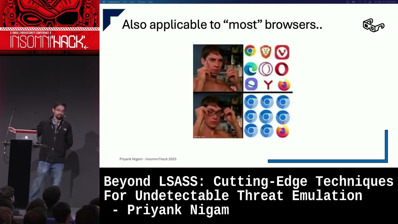 Beyond LSASS: Cutting-Edge Techniques For Undetectable Threat Emulation - Priyank Nigam