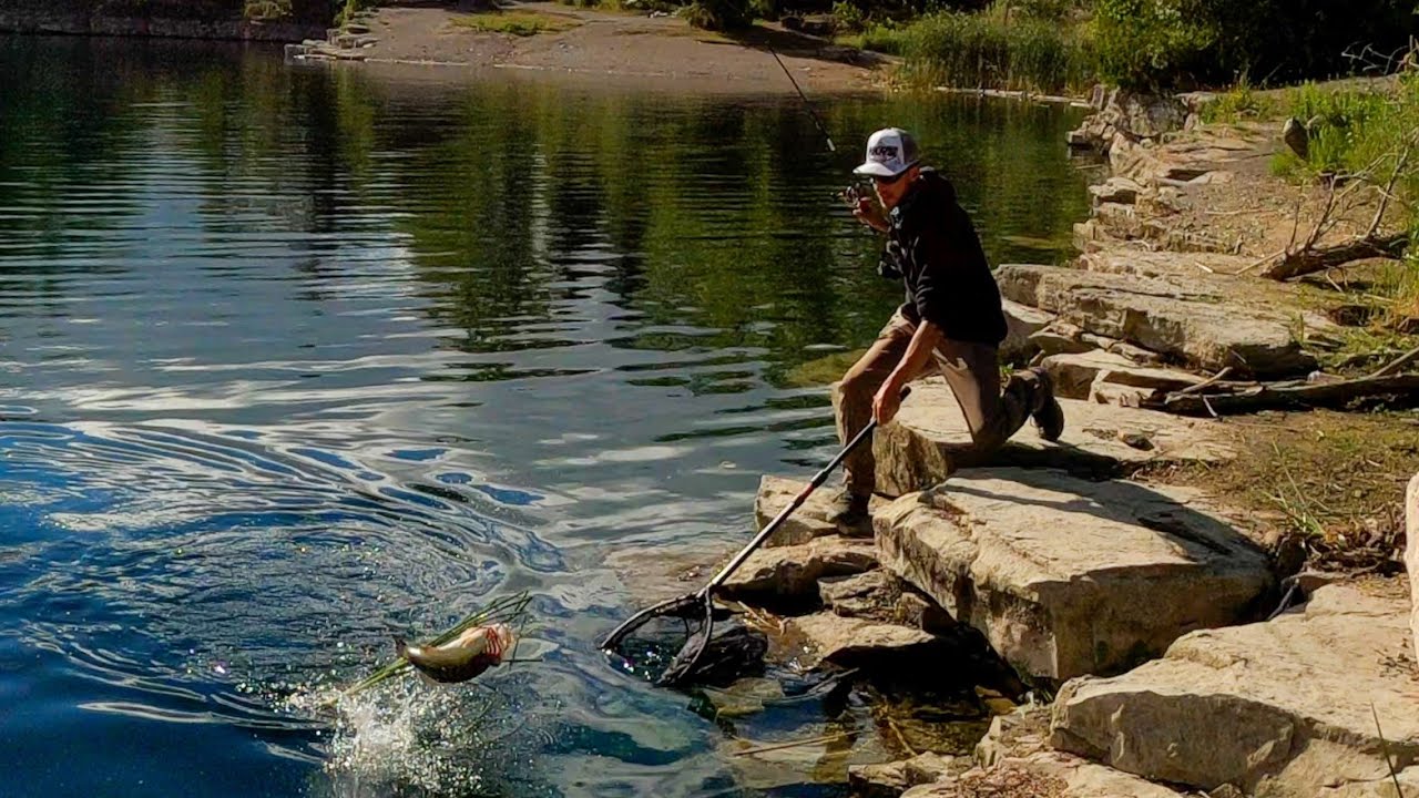 Sight Fishing Largemouth Bass - Quarry Fishing Tips