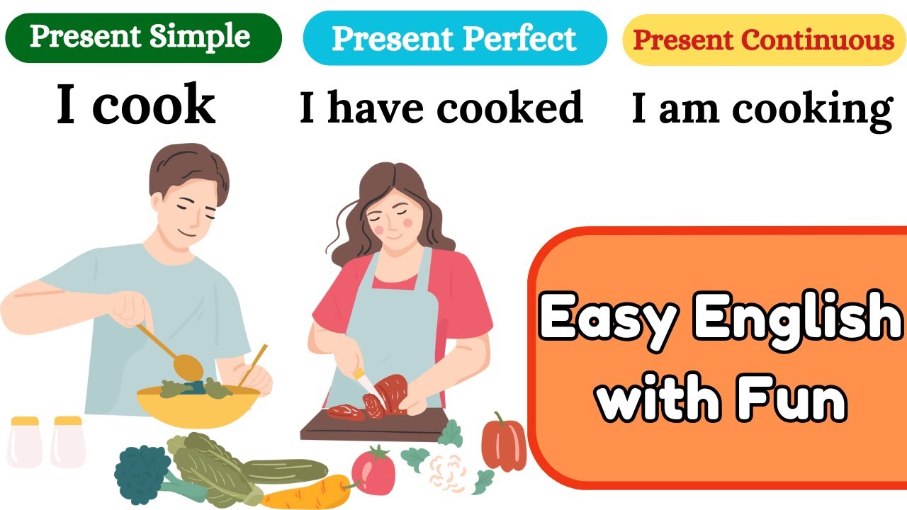 🗣️ Daily English Practice | Master 3 Present Tenses in One Video
