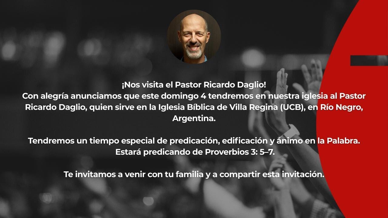 Proverbios 3: 5-7 / Pastor Ricardo Daglio