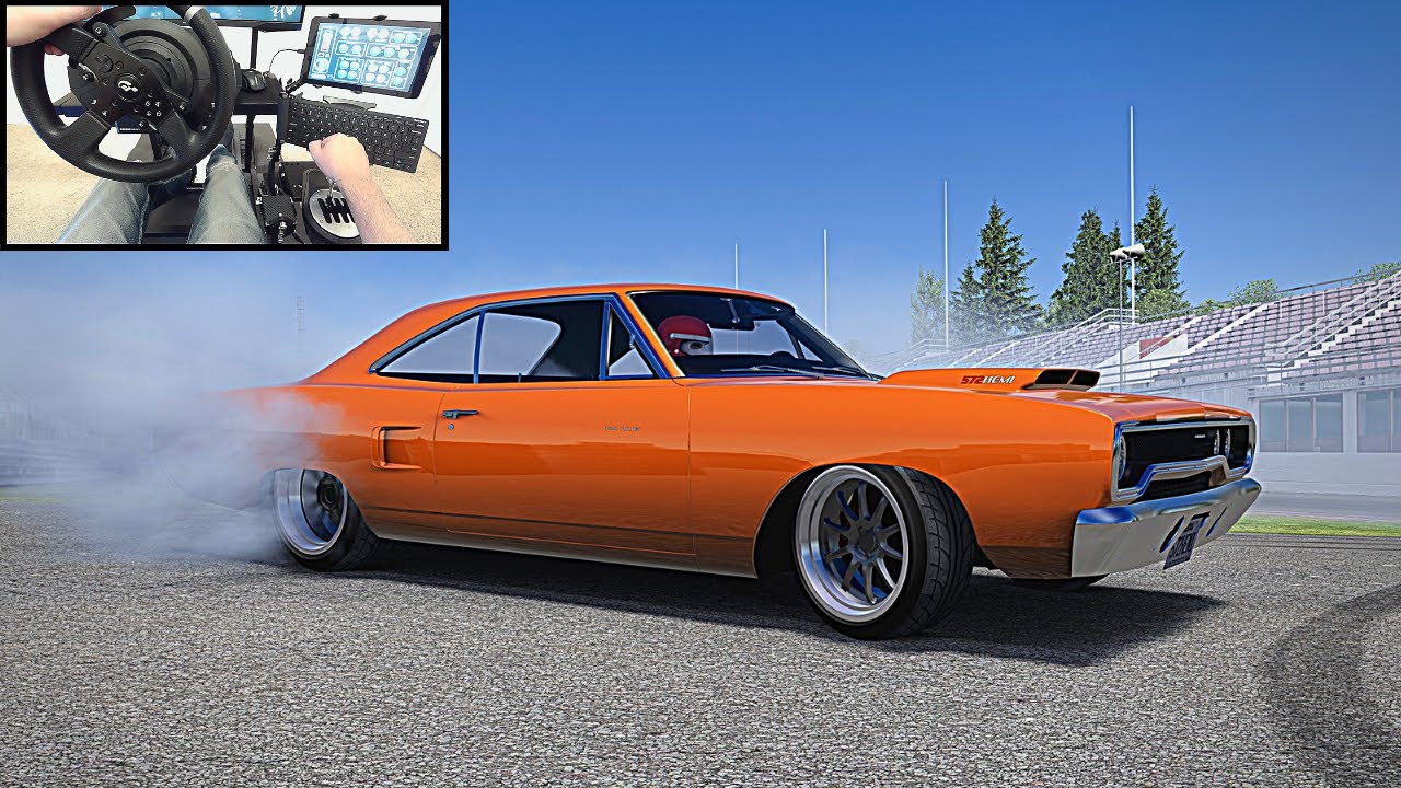 1970 Plymouth Road Runner - (572 Hemi Big Block) - Assetto Corsa 4K Gameplay - Steering Wheel