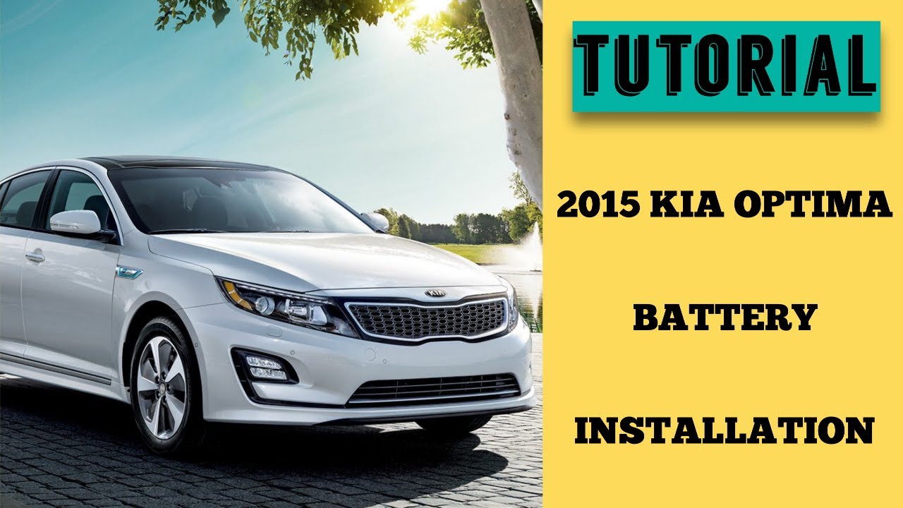 How to Install a 2015 Kia Optima Battery | Step by Step
