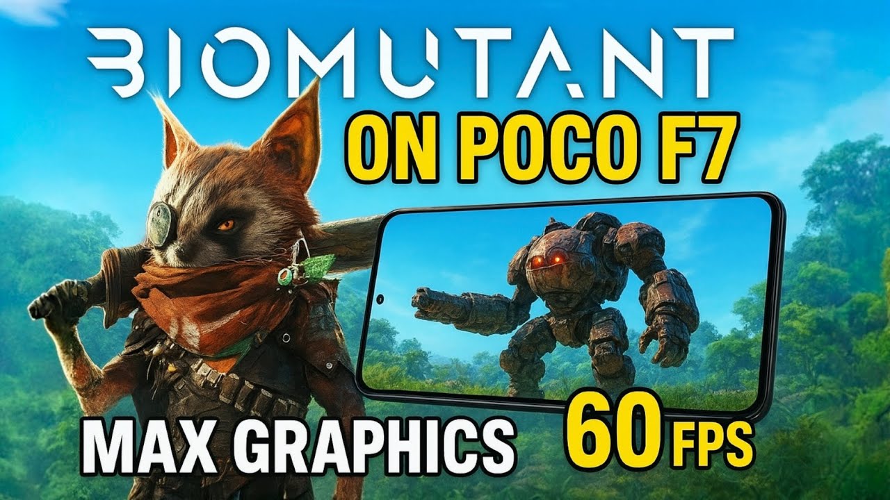 BIOMUTANT on POCO F7 🔥 | GameHub Test Gameplay | Smooth Performance & Stunning Visuals!