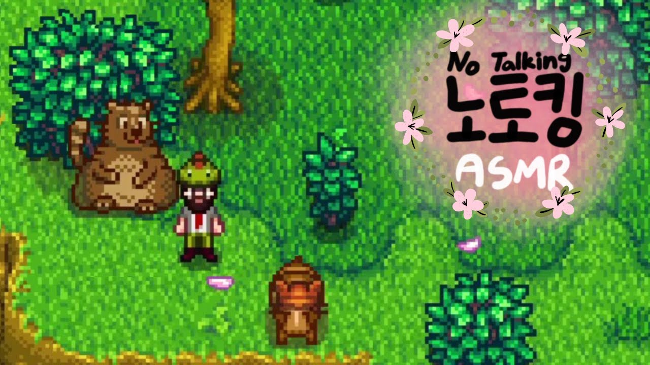 봄내음 가득한 꿈나라 여행 ｜ 스타듀밸리 노토킹 asmr #2