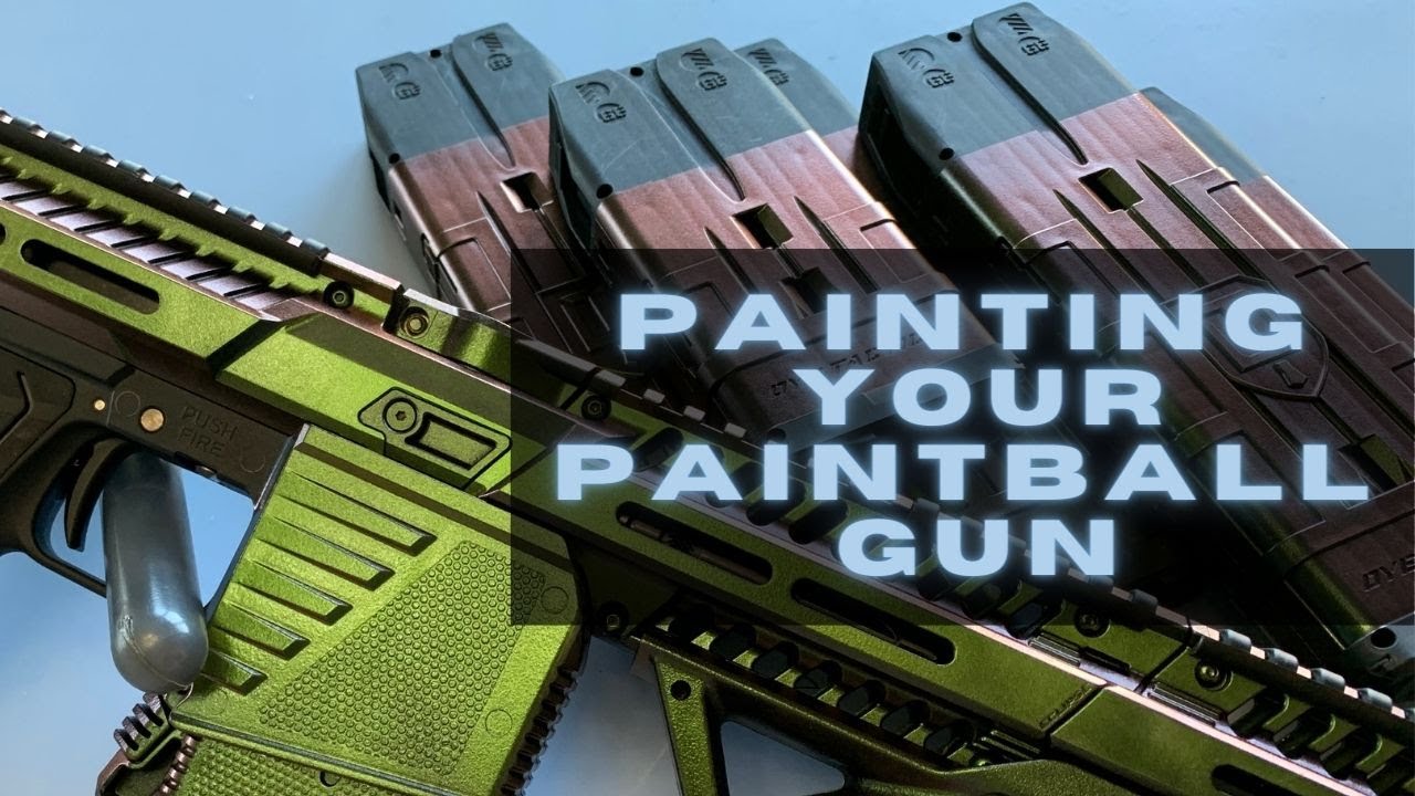 Spray Painting your Paintball Gun w/ Color Shift