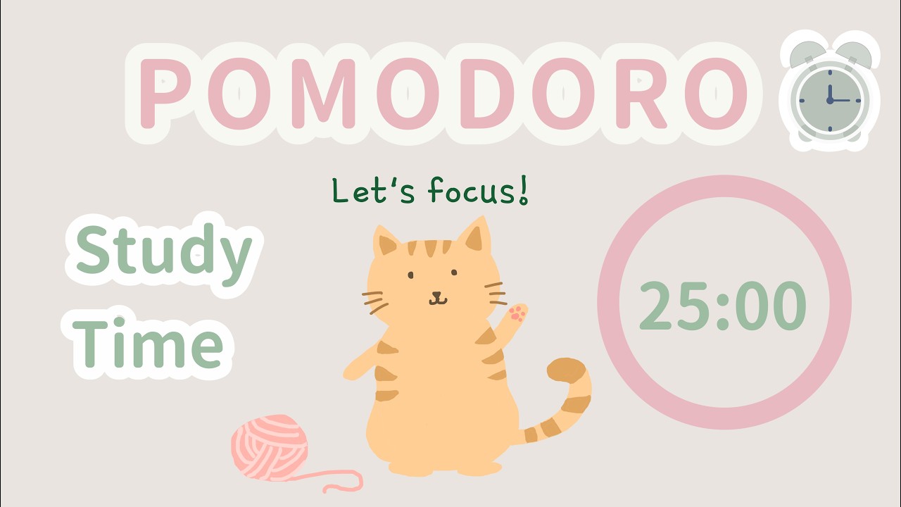 Study with Cozy Friends | 2 Hours Pomodoro 25/5 | Lofi Study Music