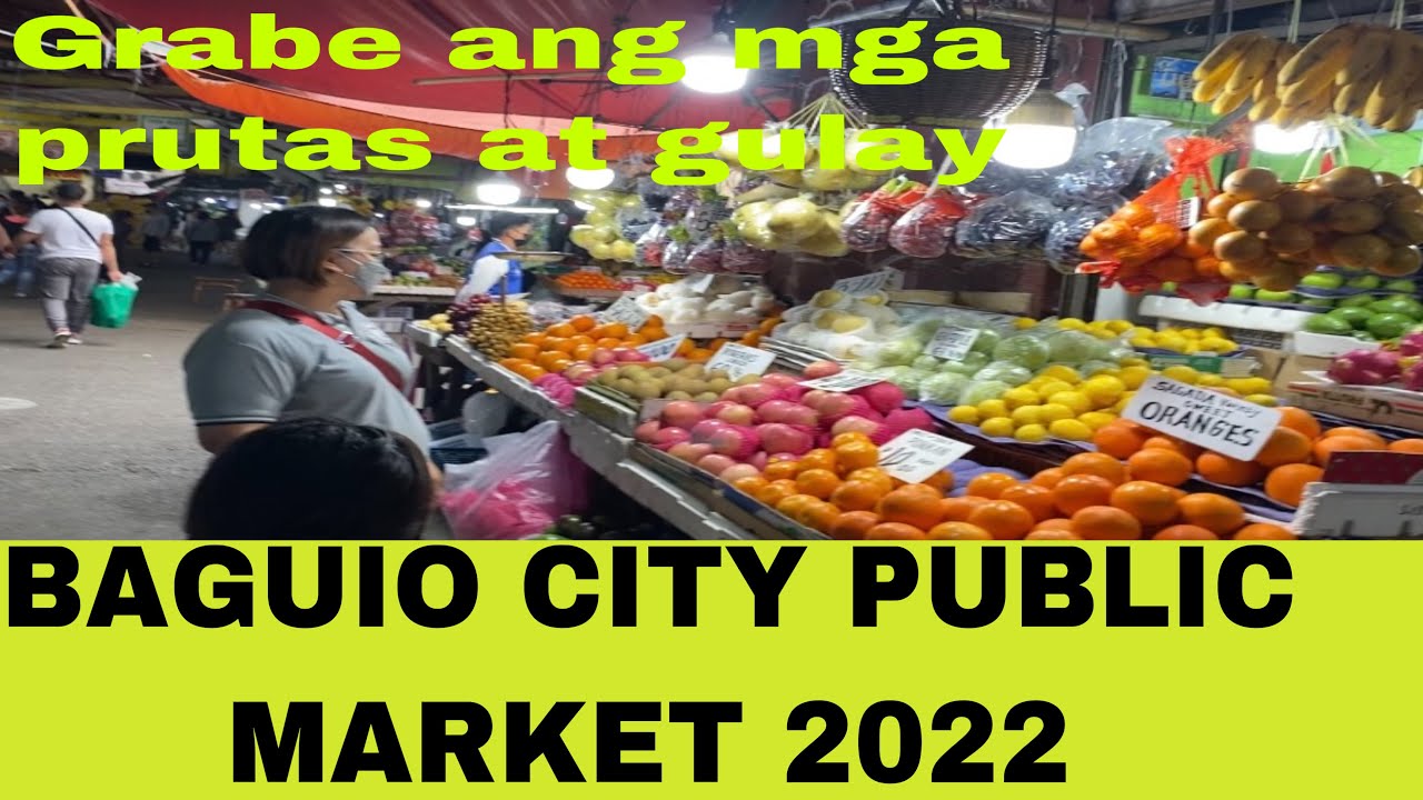 BAGUIO CITY PUBLIC MARKET TOUR || imported items for visitor + exported items