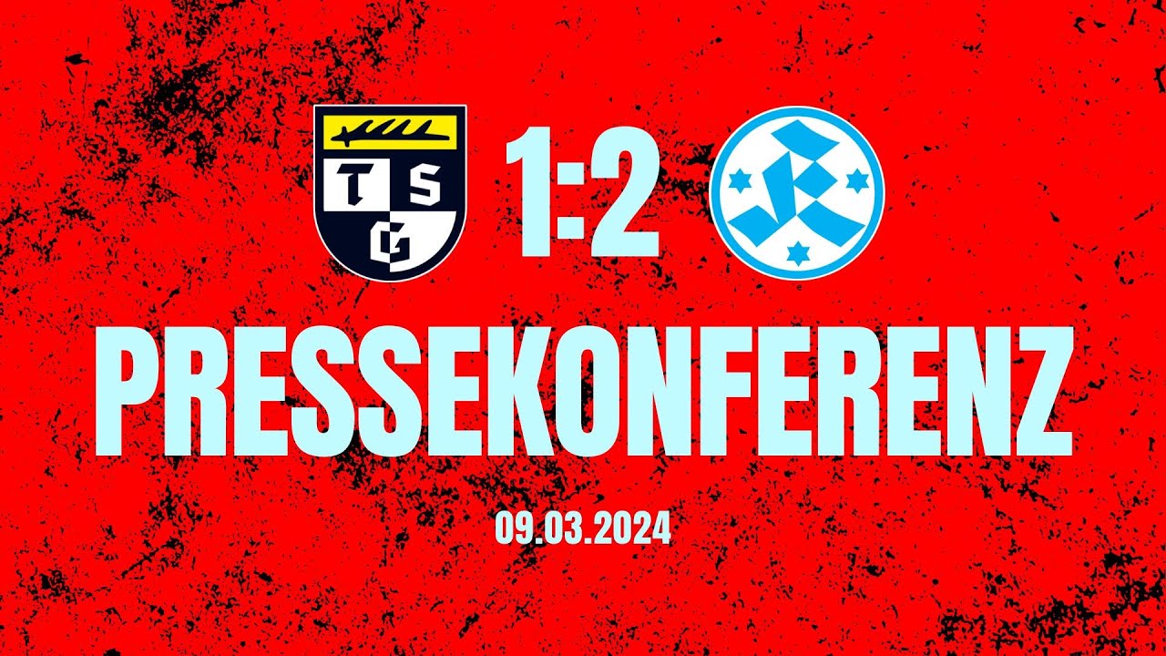 Pressekonferenz TSG Balingen - Stuttgarter Kickers 09.03.24