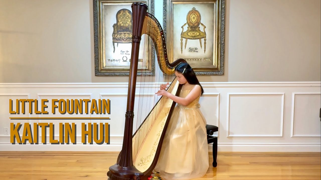 Little Fountain by S. Pratt, Harp - 1st Prize Winner (10 years old), Rising Talents of Americas