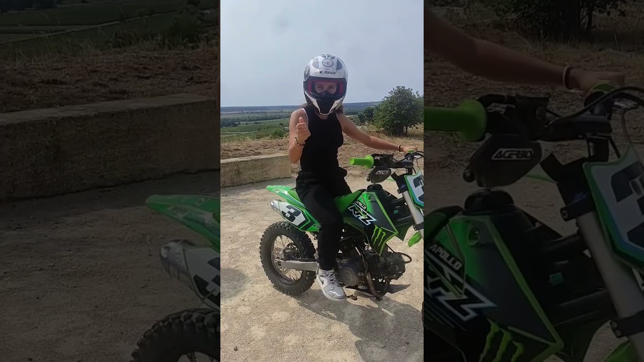 Ma #bikeuse #cross #apollo #rfz #dirtbike #pitbike #pocketbike #moto #bike #exhaust #reels #shorts