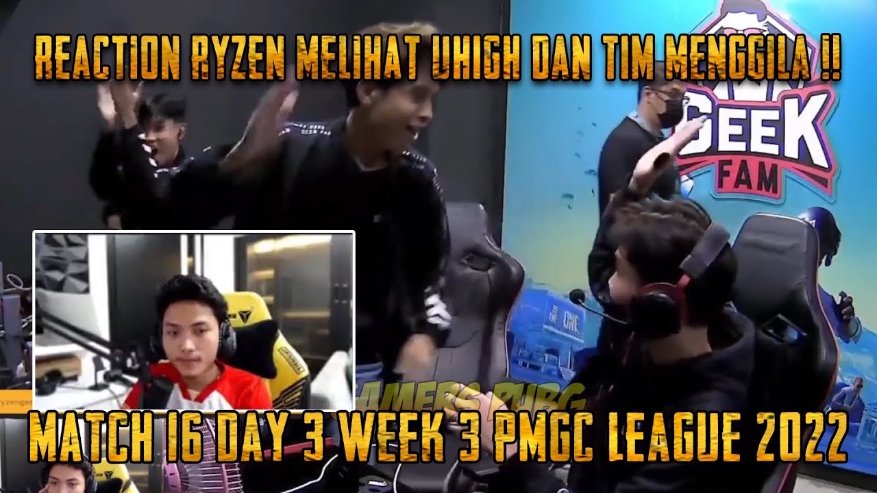 16 Kills!! Uhigh Menggila Btr Ryzen OTW Menyusul Uhigh Ke Geek Fam | PMGC League 2022