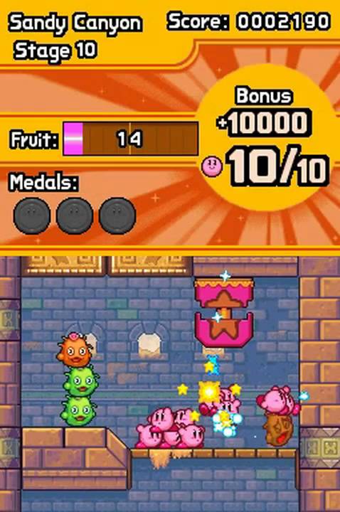 Kirby Mass Attack - Sandy Canyon - Stage 10