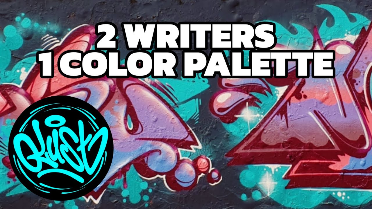 🔥 2 Graffiti writers, 1 color palette 🔥