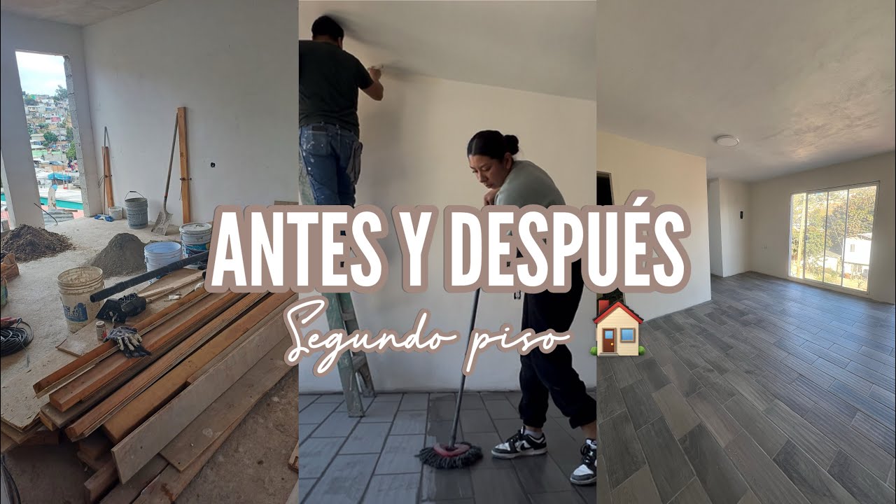 ANTES Y DESPUES SEGUNDO PISO🏡✨| PINTAMOS LAS RECÁMARAS 😱| TRANSFORMACIÓN TOTAL