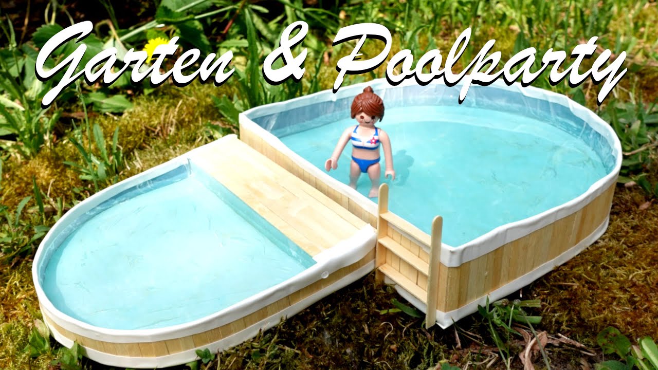 Badelandschaft basteln - Pool & Gartenparty - PLAYMOBIL®