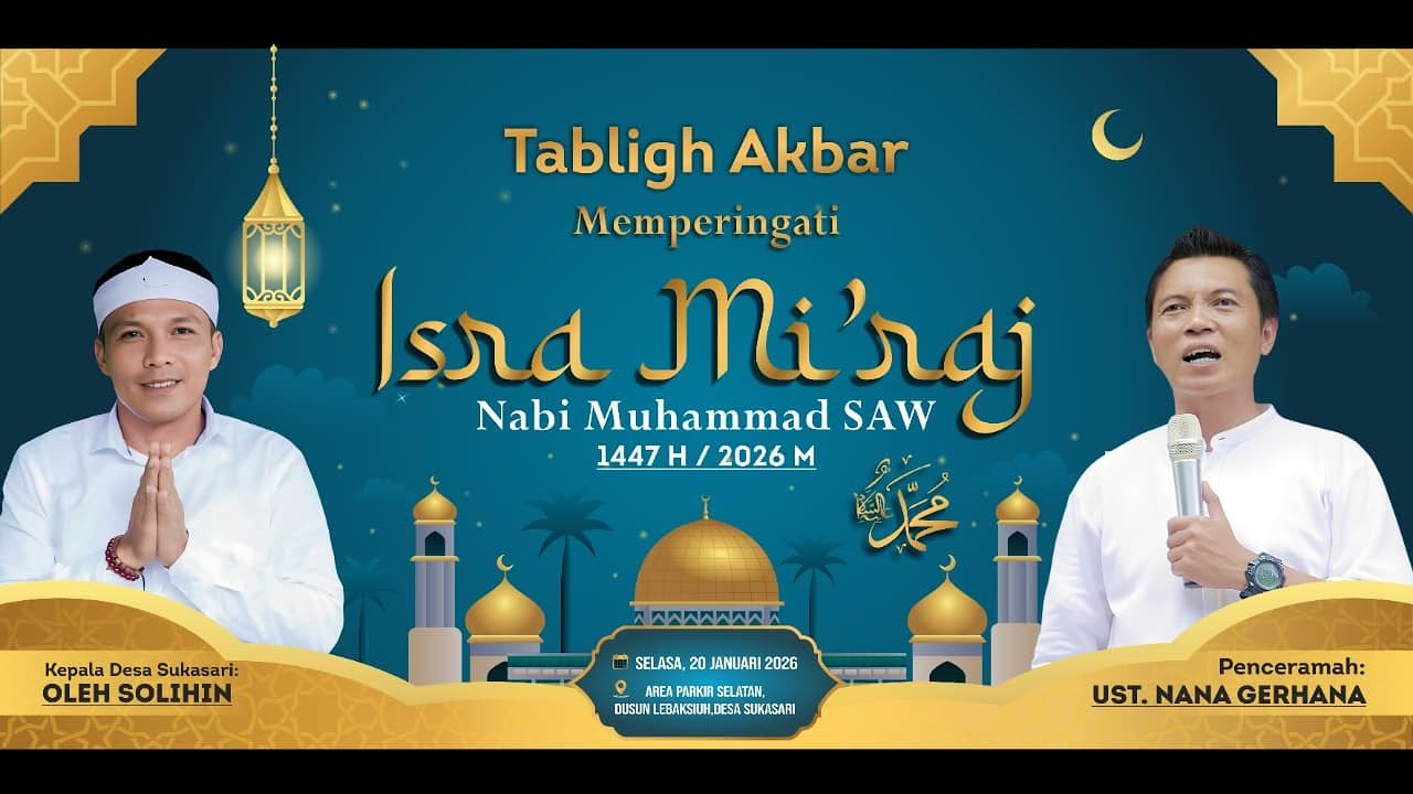 Live Ust. NANA GERHANA - Isra Mi'raj 