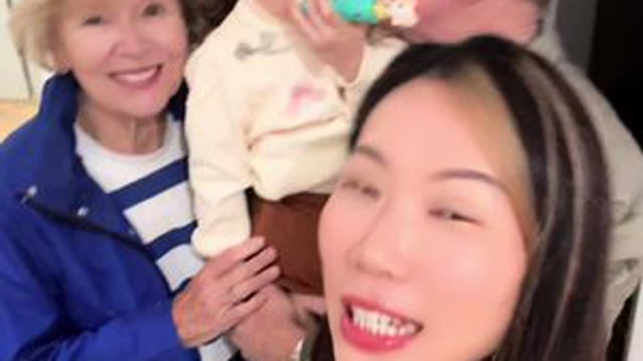 婆婆又来啦！ #混血米粒 #混血萌娃 #中外家庭 #中外夫妻 #海外生活
