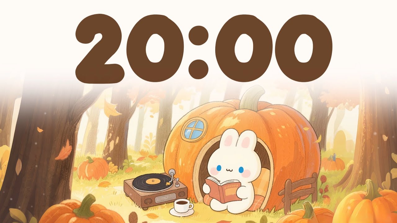 Autumn Vibes 🍂 20 minute timer with music for classroom