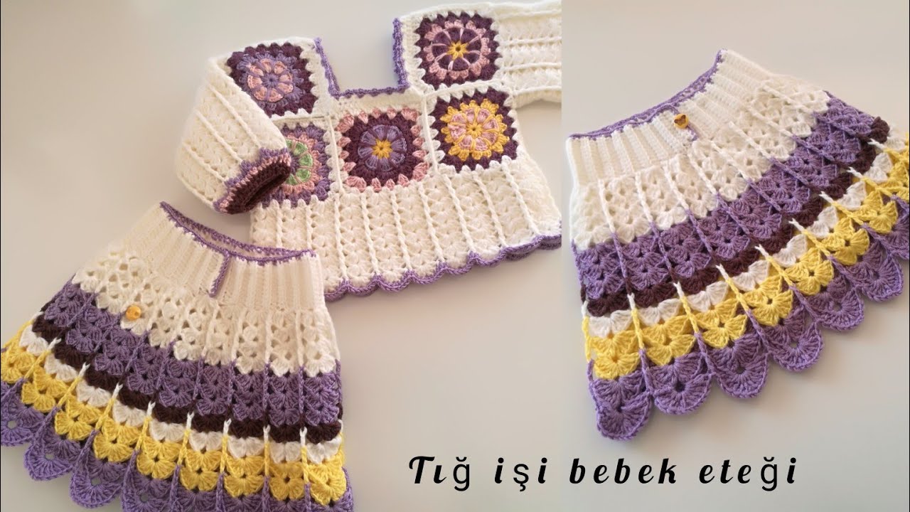 Tığ İşi Bebek Eteği Nasıl Örülür?#handmade