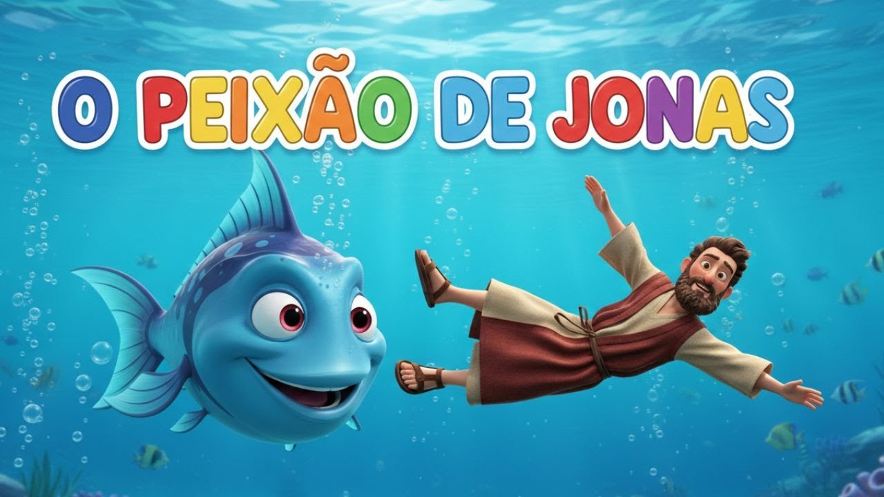 🐳 O PEIXÃO DE JONAS | Música Animada com Coreografia! 🎉 - Alegralândia Kids
