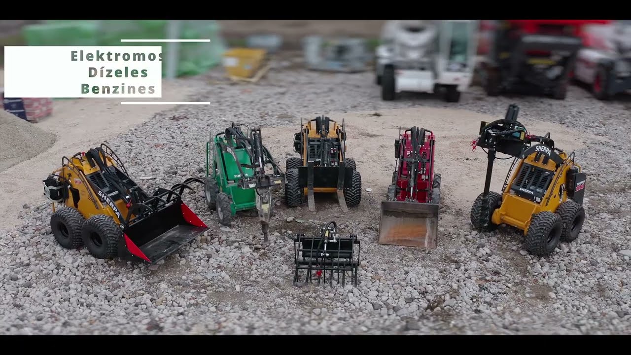 SHERPA 100 Mini-loaders bemutató - Szilas Építő Kft.