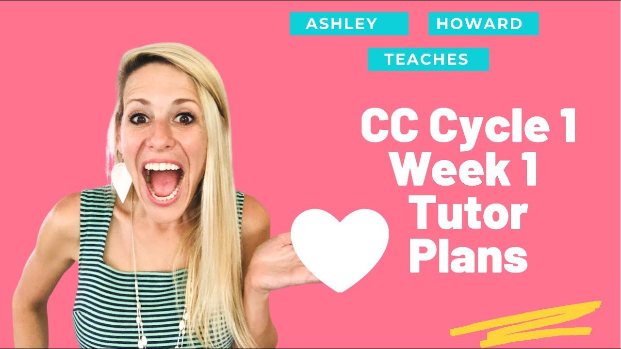 CC Cycle 1 Week 1 (5th edition) Tutor plans