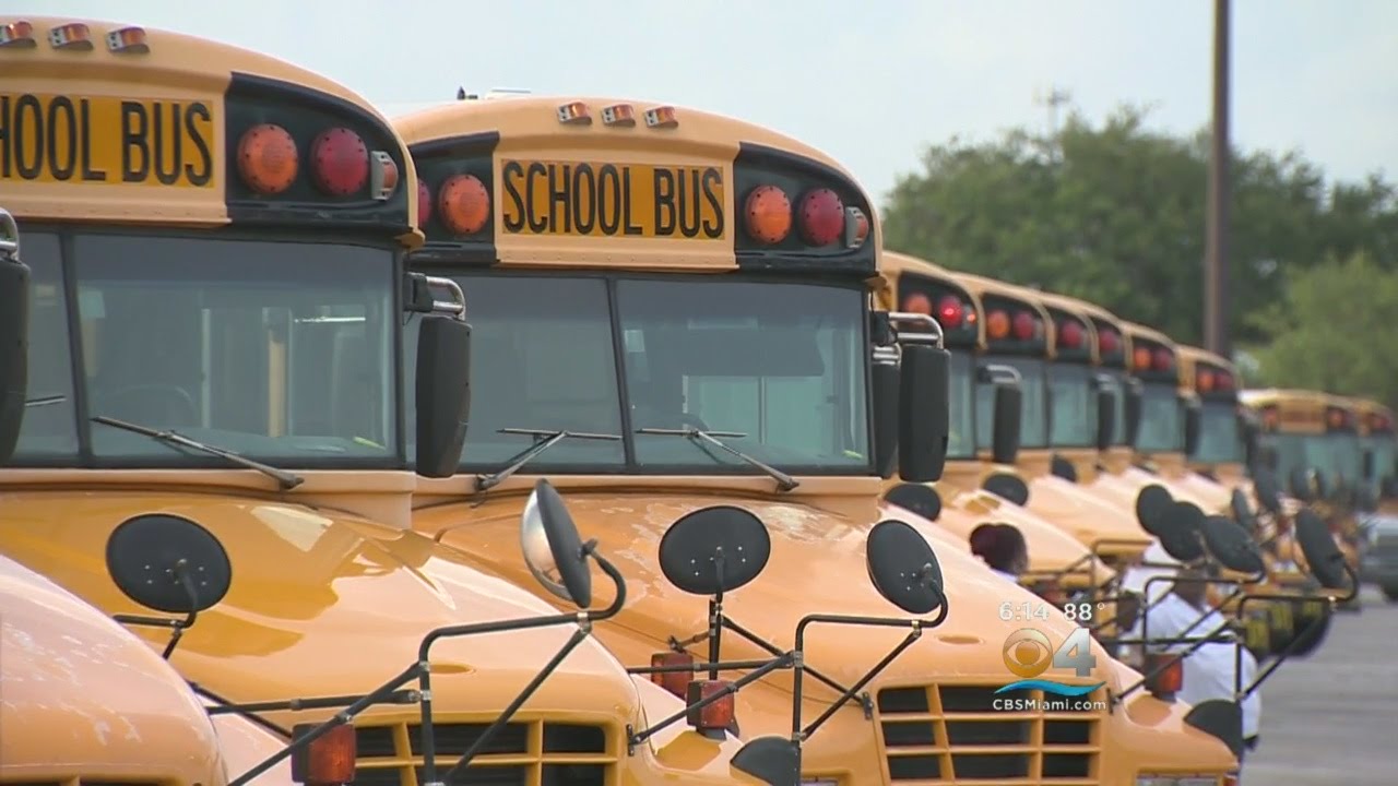Miami-Dade Tests Out School Bus Fleet Ahead Of New Year