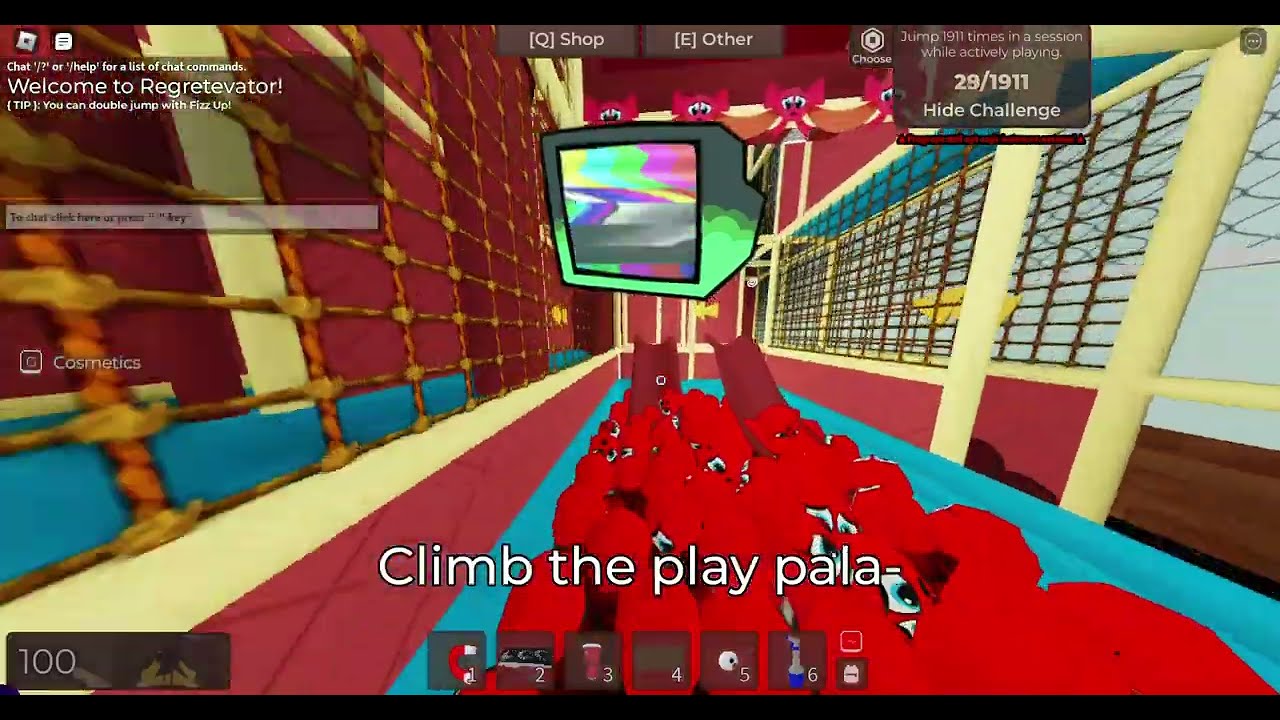 Fun Flood at Squishy's Red Teddy Regretevator