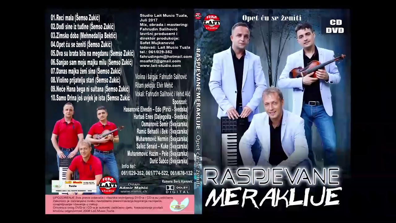 RASPJEVANE MERAKLIJE 2017 - Opet ću se ženiti (Album 2017 - RM Lait PRODUKCIJA)
