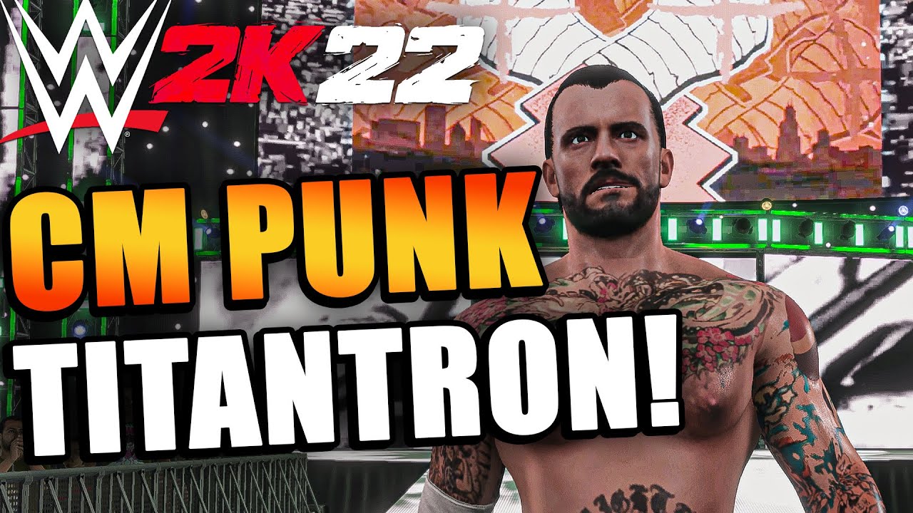 WWE 2K22: Как создать своего Титантрона для CM Punk