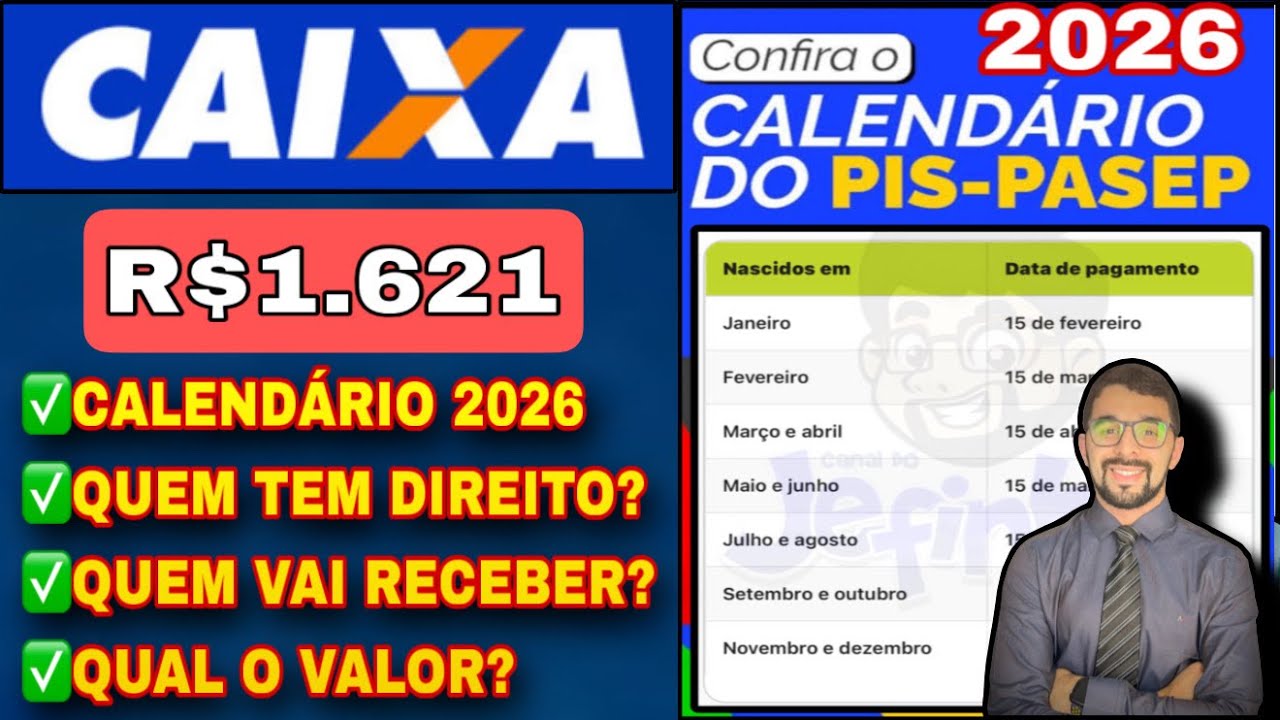 PIS/PASEP 2026: CALENDÁRIO OFICIAL - VEJA QUEM TEM DIREITO? QUANDO VAI RECEBER? QUAL O VALOR?