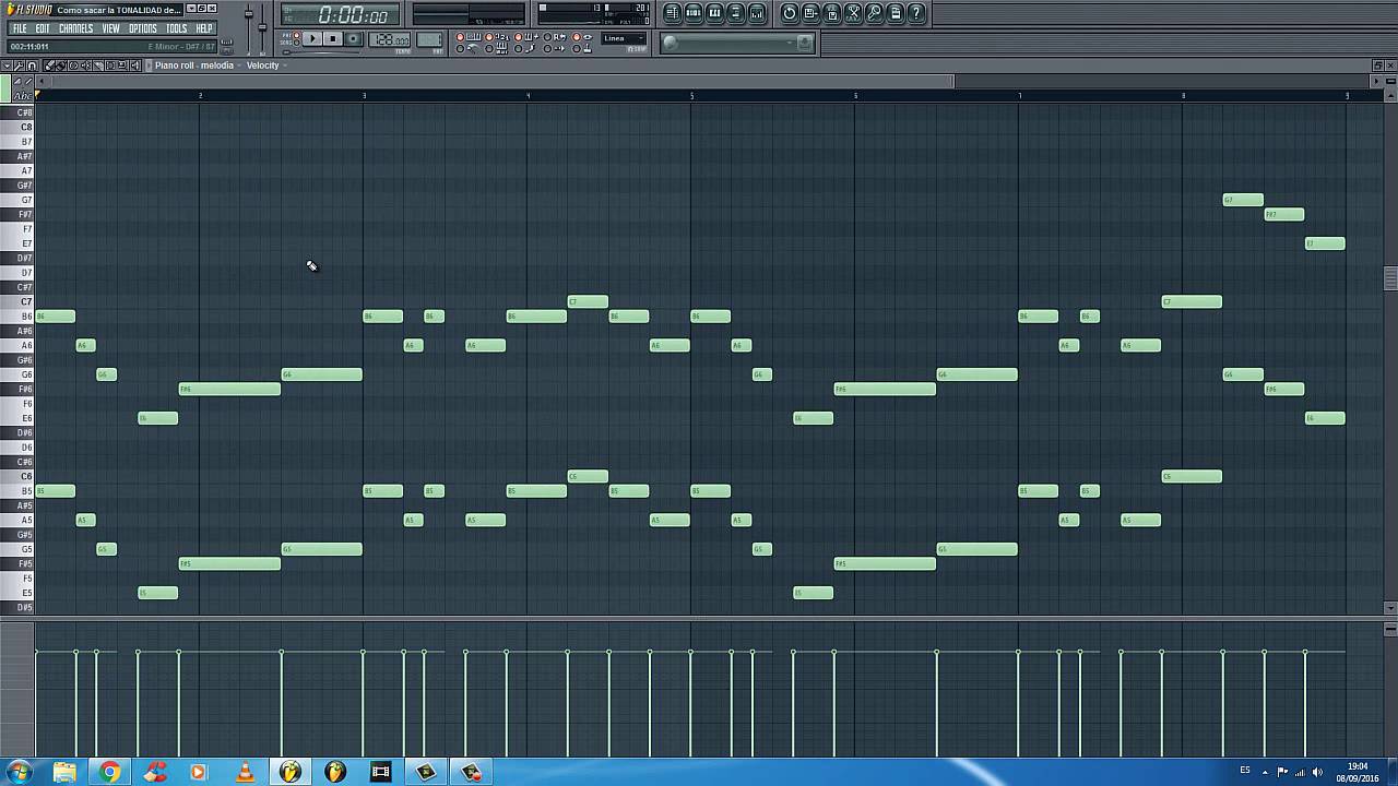 Tutoriales FL Studio #26 - Como saber la TONALIDAD/ESCALA de una cancion