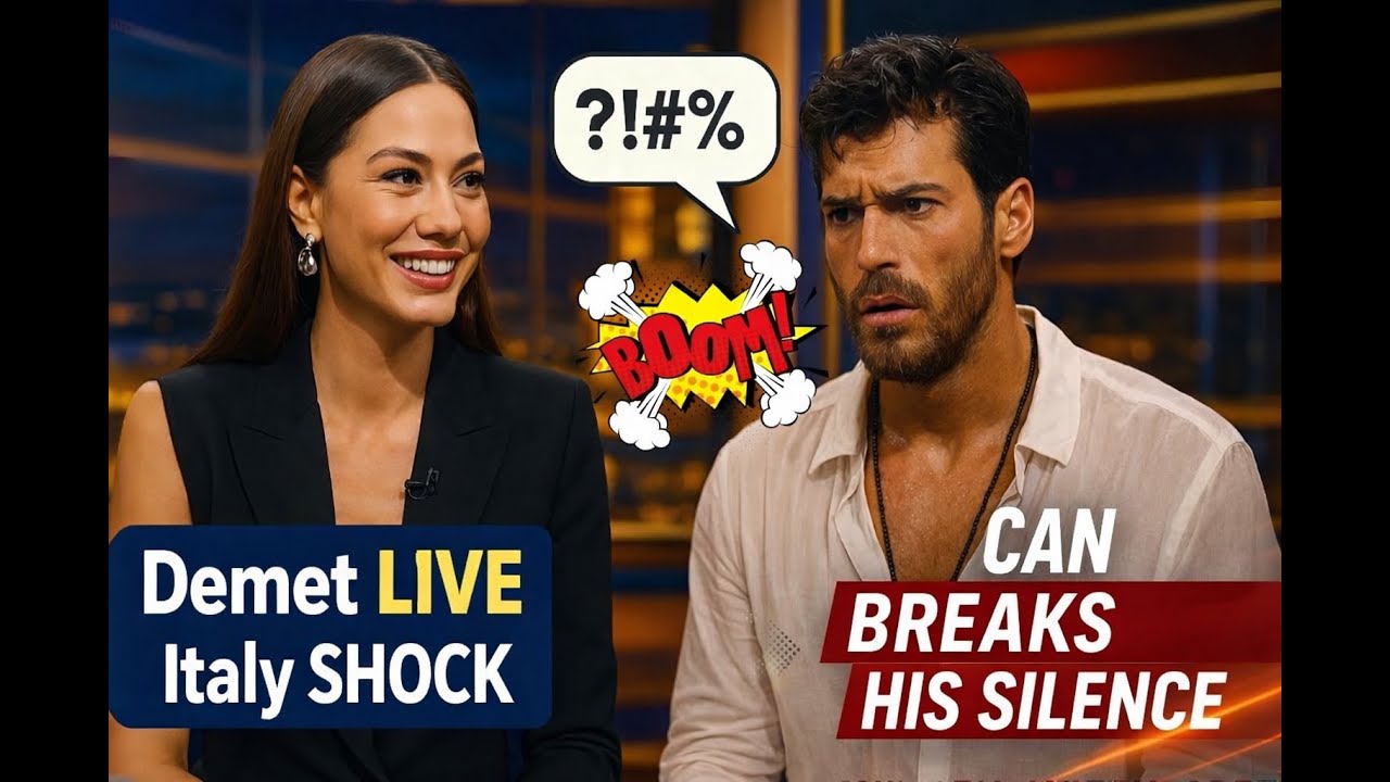 World in Shock 😱🔥 Can Yaman Finally Breaks His Silence After Demet Özdemir’s Italian TV Appearance!