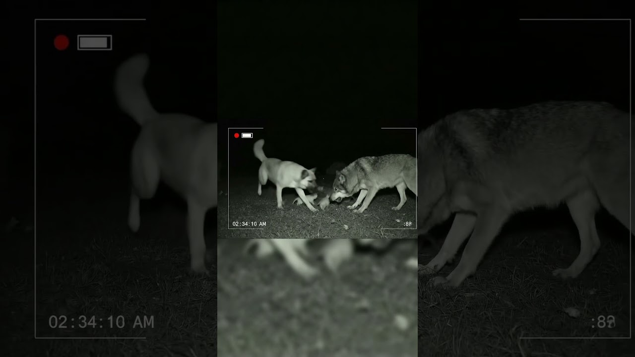 Mutige Kangal besch&uuml;tzt Katzenbabys #Kangal #Hirtenhund #CCTV #Nachtsicht #Katzen  #Schutzinstinkt