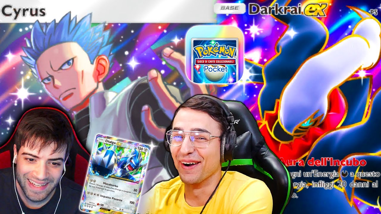 SFIDO TUBERANZA col SUO DECK DARKRAI EX più FORTE con il MIO DECK DIALGA EX 🔥 POKEMON POCKET TCG ITA