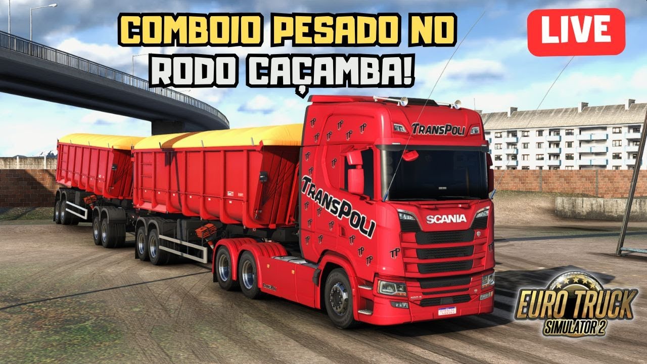 🔥 ETS2 MULTIPLAYER | Comboio de 9 Eixos INSANO 🚛 Estradas Brasileiras Insanas
