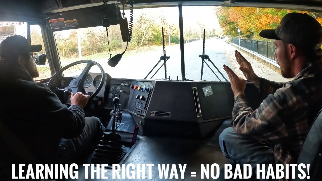 Learn How To Shift A Semi In A Cabover Mack Mh613! #mack #truck #cabover #howto #shifting