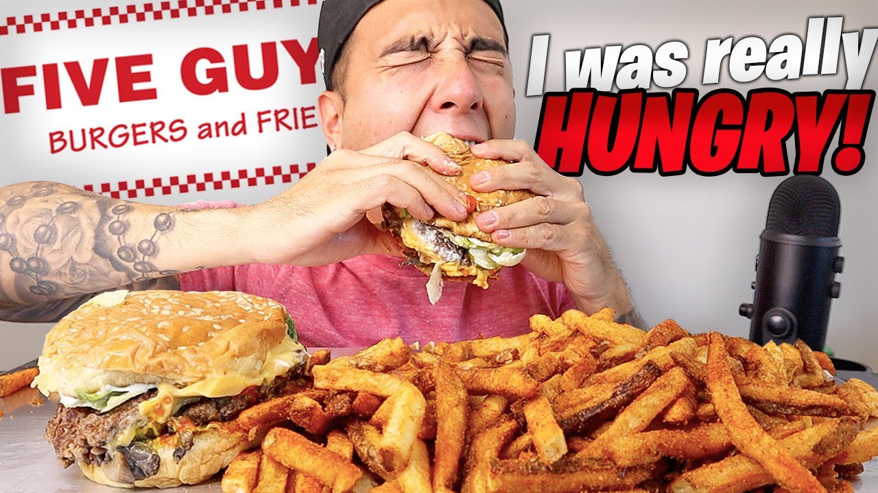 DELICIOUS Five Guys Feast (Mukbang)
