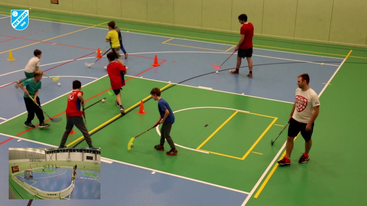 Floorbal: 2. díl ukázkový trénink přípravky a elévů s Markem Chlumským
